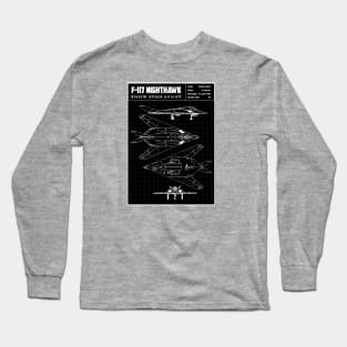 F-117 NIGHTHAWK Long Sleeve T-Shirt